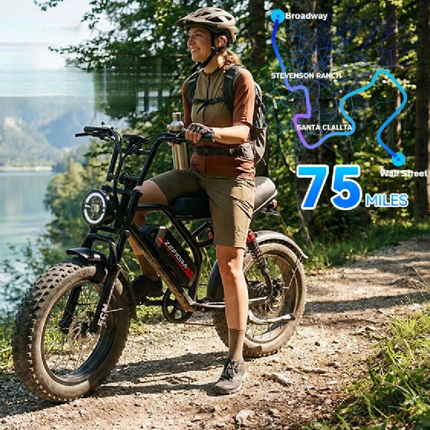 【Brand+】fat Tire Electric Bike Snow,2000w 20 Inches 48v Ebike,free Local Shipping Certified Ul2849 For Cycling Electric Bicycle
