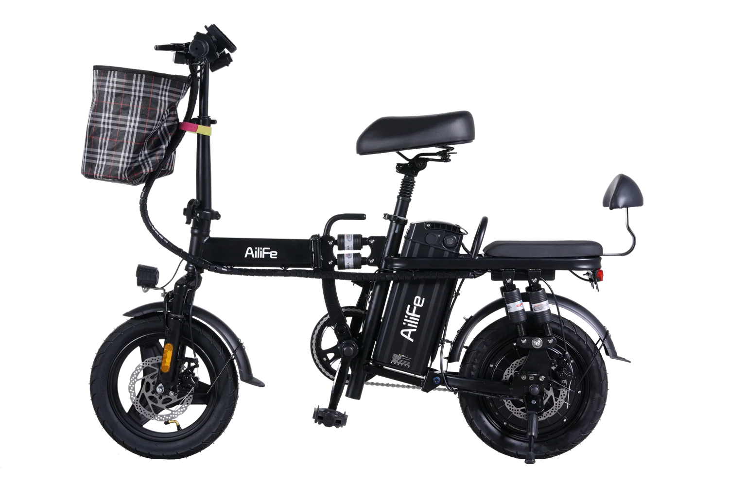 Fast Speed Folding Electric Bike Long range Foldable Electric Bicycle Powerful Motor  Fast Speed 14-inch E Bike