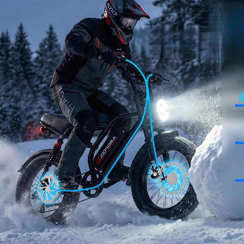 【Brand+】fat Tire Electric Bike Snow,2000w 20 Inches 48v Ebike,free Local Shipping Certified Ul2849 For Cycling Electric Bicycle