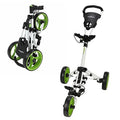 Compact and Lightweight One-Click Folding Pull/Push Golf Cart for Easy Transportation and Storage in Outdoor Golf Courses Perfe
