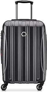 Carry-On 21 Inch Expandable Spinner Luggage with Titanium Hardside, Aero Design for Paris Travel