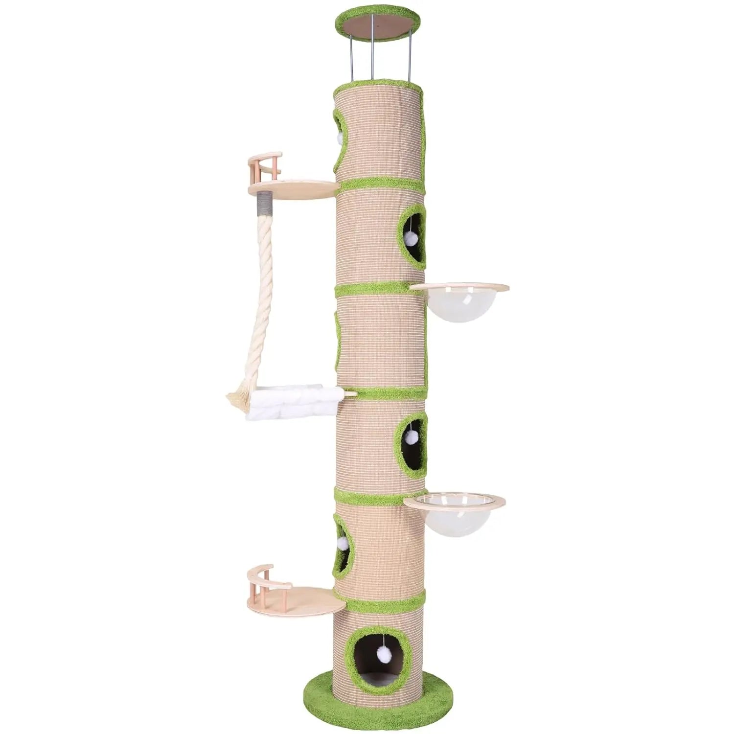 Forest Large Cat Tree with Sisal Scratching Pad Modern Cat Tower Super Large Cat Tree Tower for Indoor Cats Adults, Customized