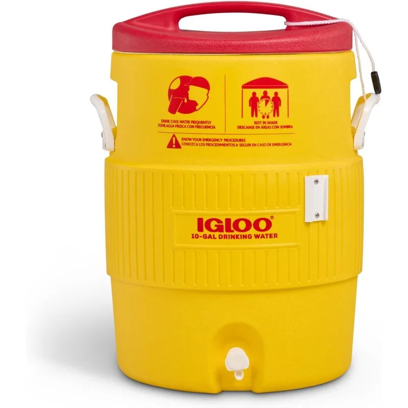 Igloo Cooler Water Beverage Dispenser, 10 Gallon Water Cooler,Insulated Drink Dispenser with Spout,Portable Handwashing Stations