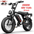 New 20 26 Inch Adult Folding Electric Bike,1000w 2000w Capable Climbing 45° Slopes 30-50mph 48v,for Two Wheel Electric Bicycle