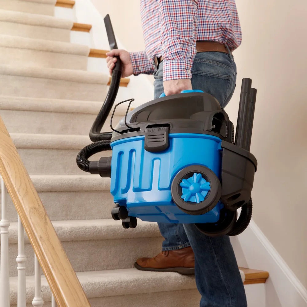 4 gallon, 5 peak horsepower household wet/dry vacuum cleaner