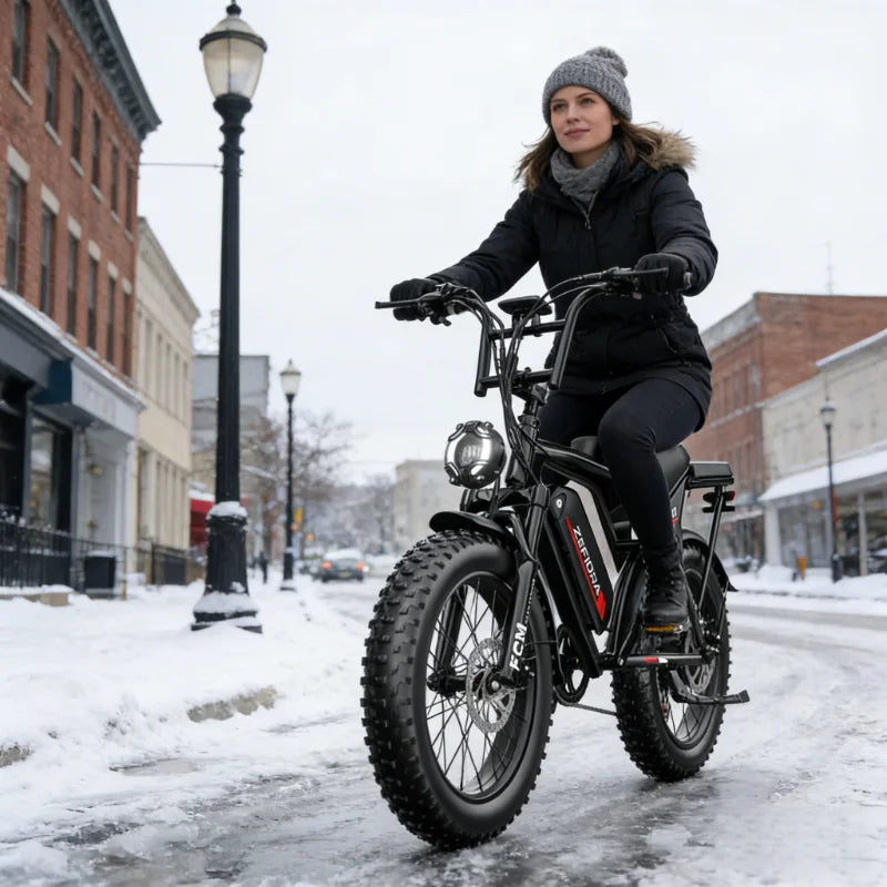 Electric bicycle,2000w 60Miles 48V ebike,Adjustable front brake seat,capable of climbing 45° slopes,fat tire electric bike 20"
