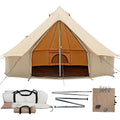 Luxurious 4-Season Waterproof Regatta Canvas Tent with Stove Jack for Outdoor Glamping and Camping