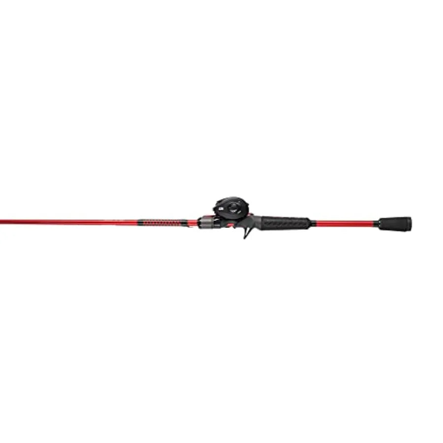 Carbon Low Profile Baitcast Reel and Fishing Rod Combo for Precision Casting in Freshwater and Saltwater Environments