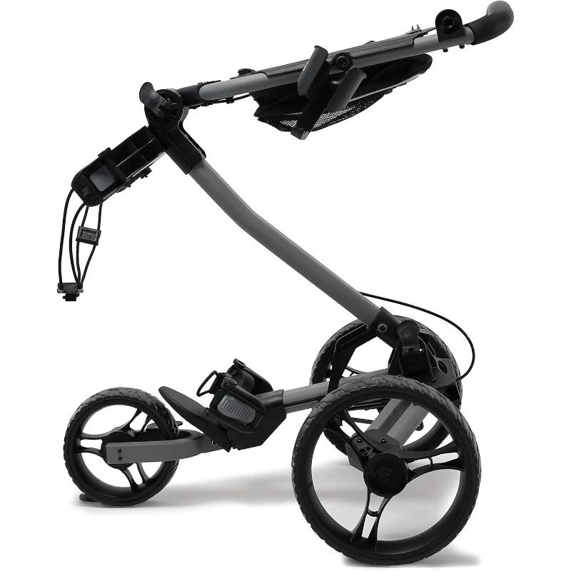 Trilite Golf Push Cart | Lightweight and Folding Golf Cart | Adjustable Golf Bag Stand