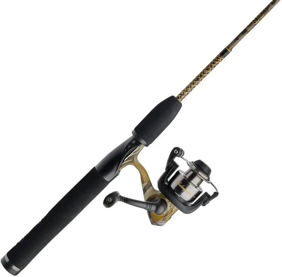 Camo Spinning Reel and Fishing Rod Combo, 6'6" Medium Power with 7-Year Warranty