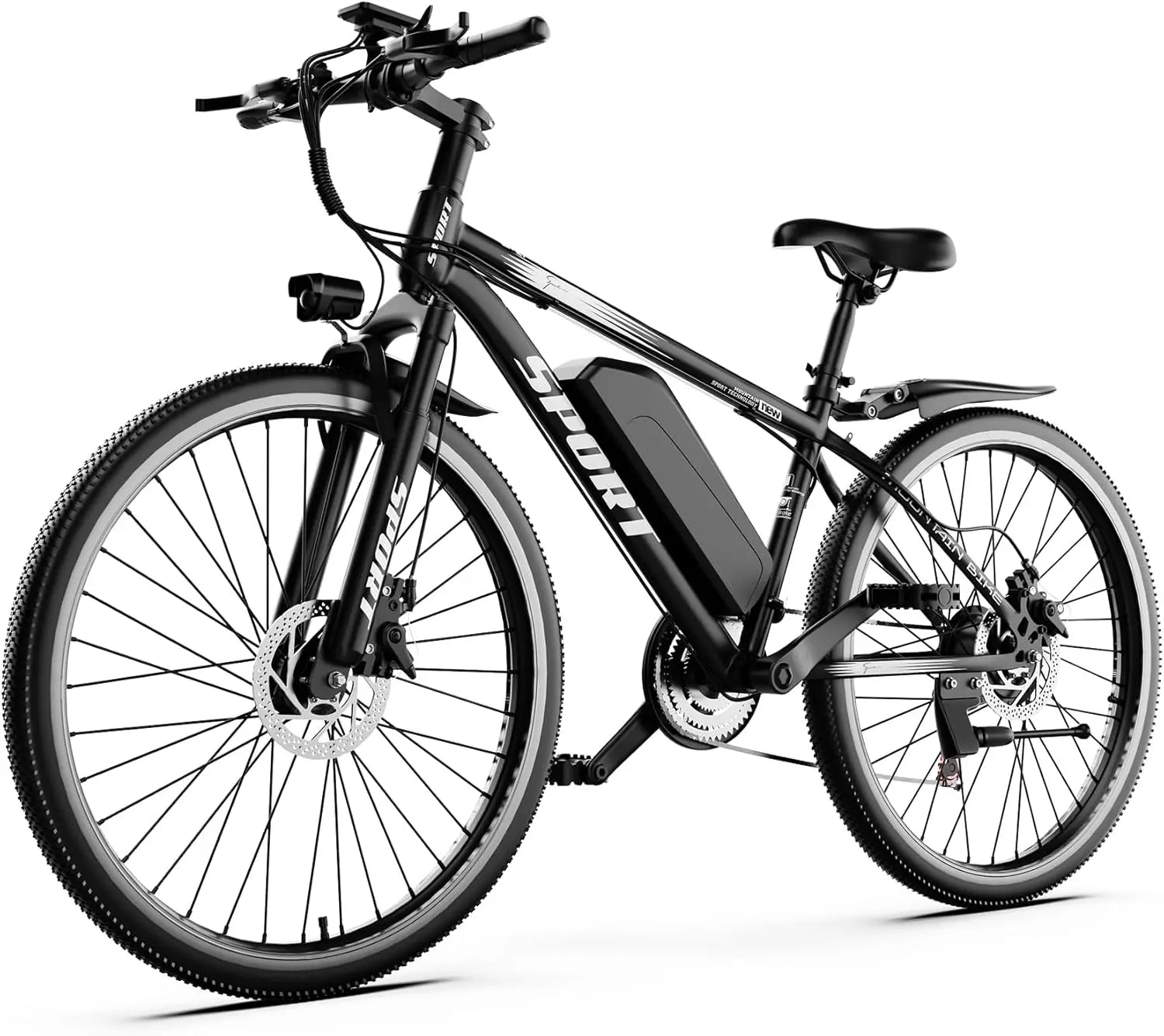 Electric Bike for Adults, 26'' 1500W Peak Ebike, Up to 65 Miles 28MPH Electric Mountain Bike with 48V 10Ah Removable Battery