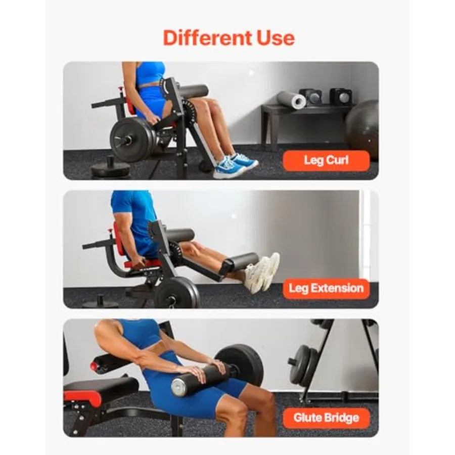 Leg Press Machine 700/550/440 LBS Capacity Lower Body Special Leg Machines Adjustable Leg Strength Workout for High-Intensity
