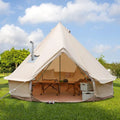 4-Season Family Yurt Tent with Stove Jack for 4-8 People, Luxury Cotton Canvas