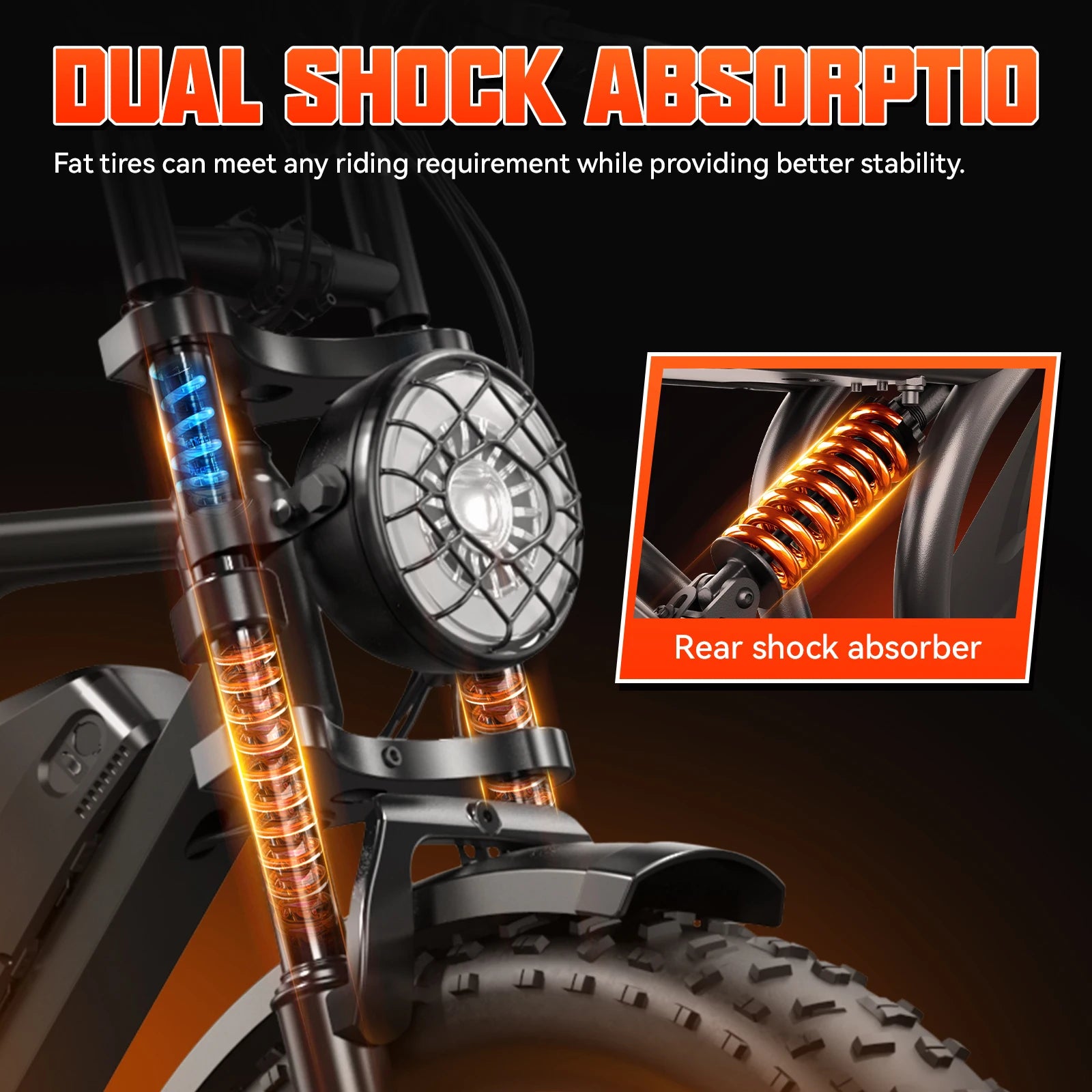 TST R00A 1500W Electric Bike for Adults, 48V 15AH Removable Battery, 7-Speed, 28 MPH, 20" Off-Road Ebike