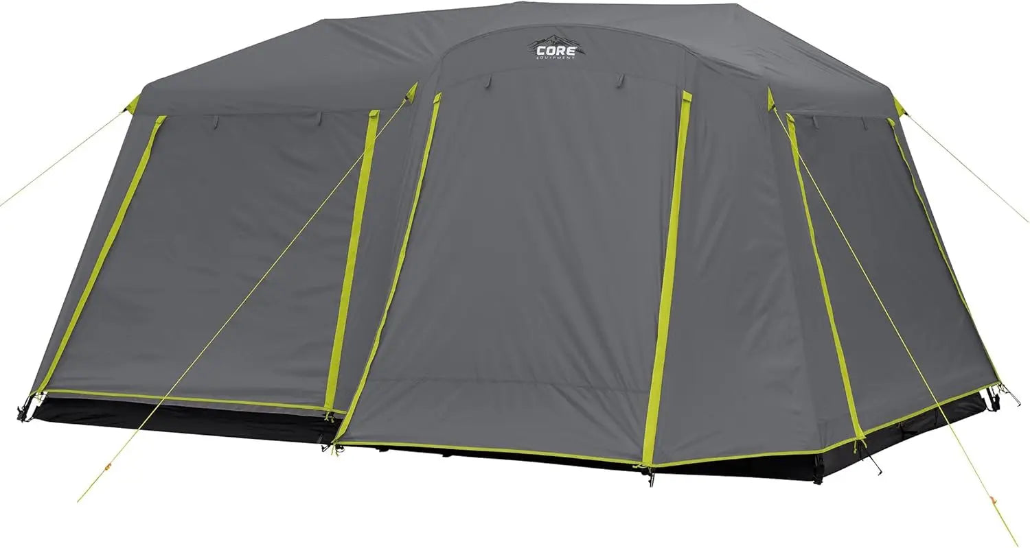 Instant Cabin Tents Person Family Cabin Multi Room Pop Up Tents Car Camping | Included Storage Pockets for Camping Accessories