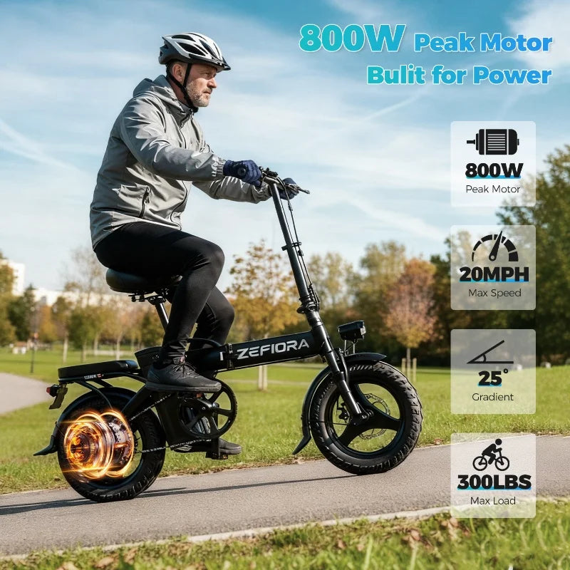 1000w 2000w Adult Electric Bike,30miles 48v Aluminum Alloy 14 Inch Ebike,for Both Men Women In Cities Cycling Electric Bicycle