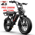 【Brand+】fat Tire Electric Bike Snow,2000w 20 Inches 48v Ebike,free Local Shipping Certified Ul2849 For Cycling Electric Bicycle