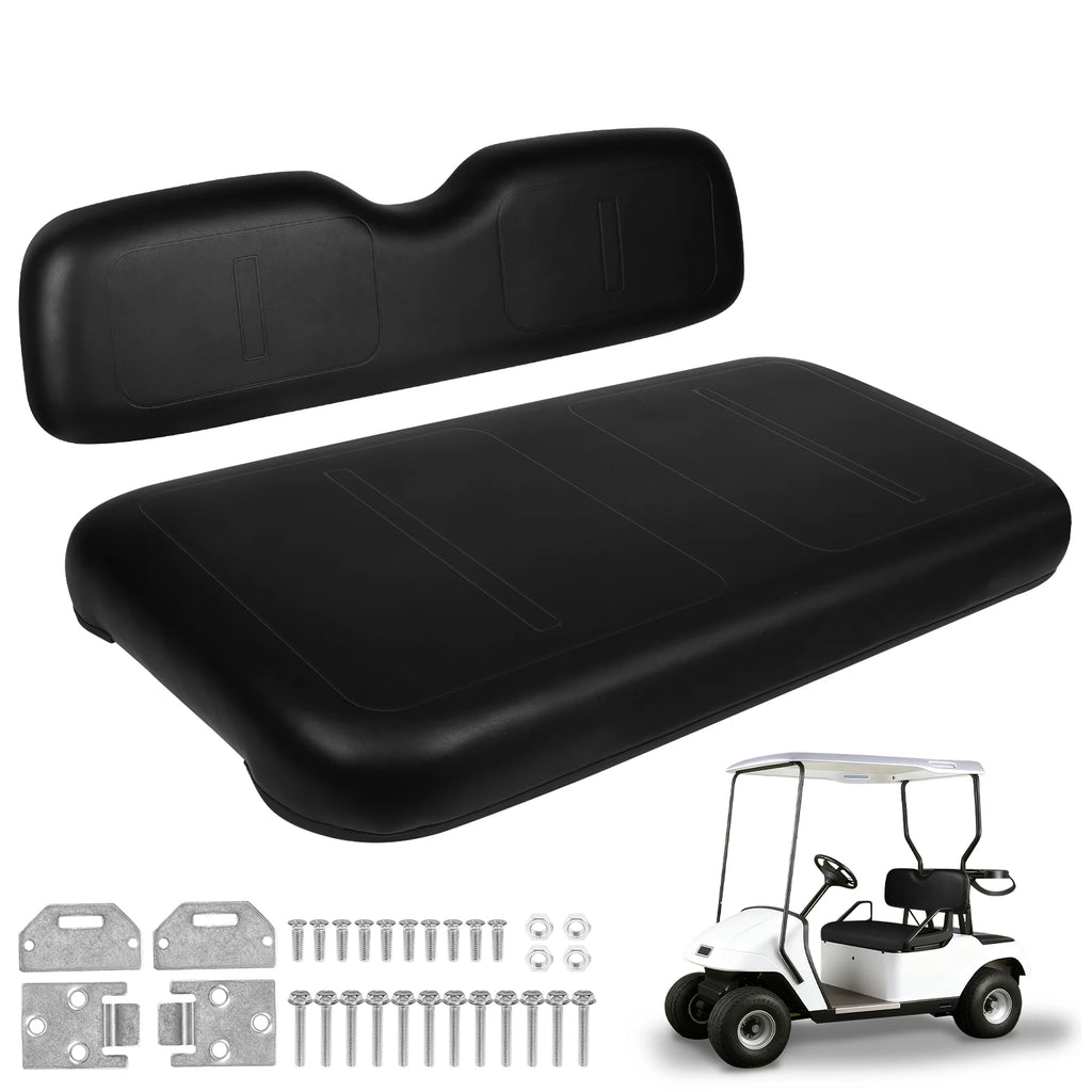 Golf Cart Front Seat Bottom & Backrest Assembly Front Seat Soft Comfortable Cushion Replacement for EZGO Medalist TXT 94-13