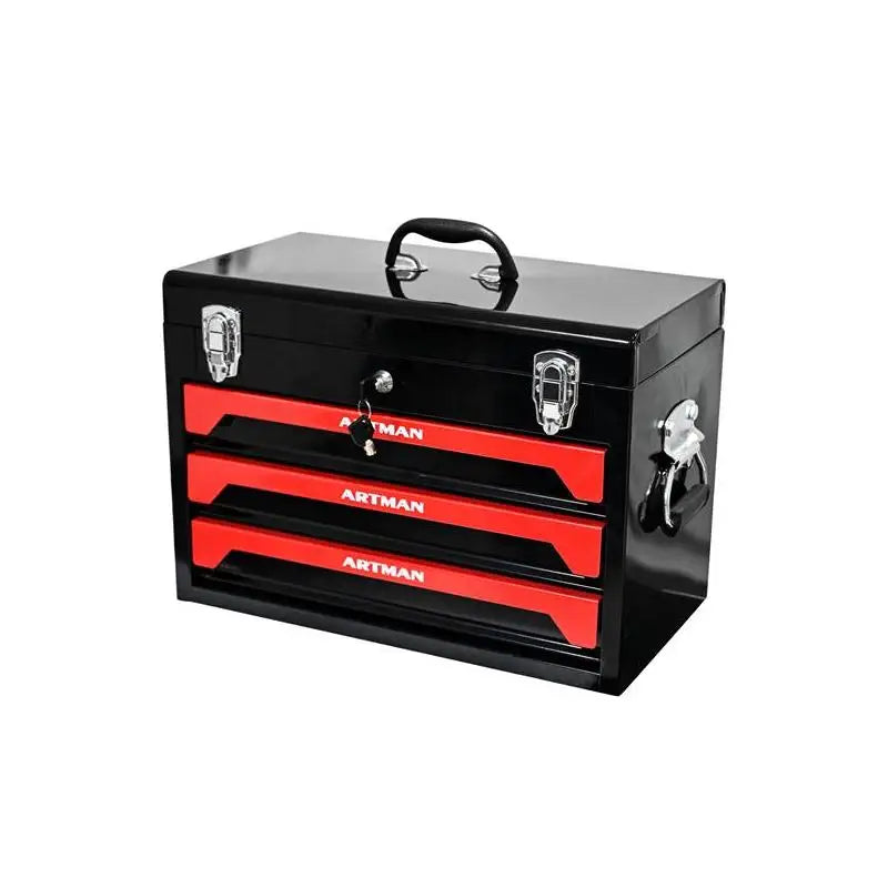 3-Drawer Tool Storage Box for Organizing Hand Tools and Accessories