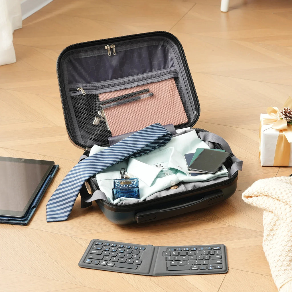6-Piece ABS Hardshell Luggage Set - Lightweight & Durable Suitcases with Dual Spinner Wheels, Carry-On & Check-In Sizes for Trav
