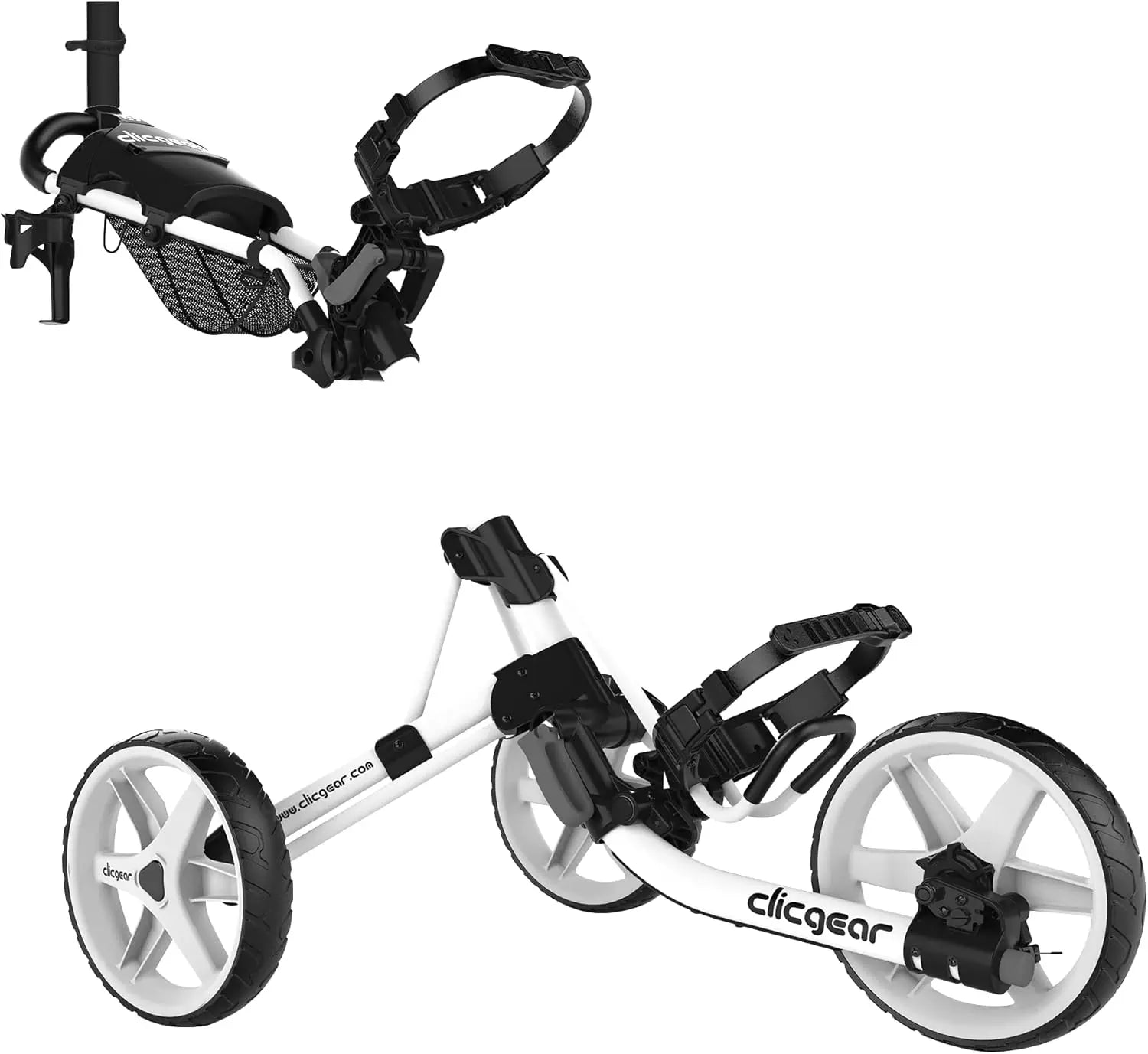 3-Wheel Foldable Golf Push Cart - Clicgear Model 4.0 Walking Cart