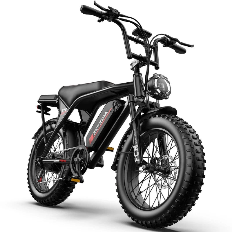 Electric bicycle,2000w 60Miles 48V ebike,Adjustable front brake seat,capable of climbing 45° slopes,fat tire electric bike 20"