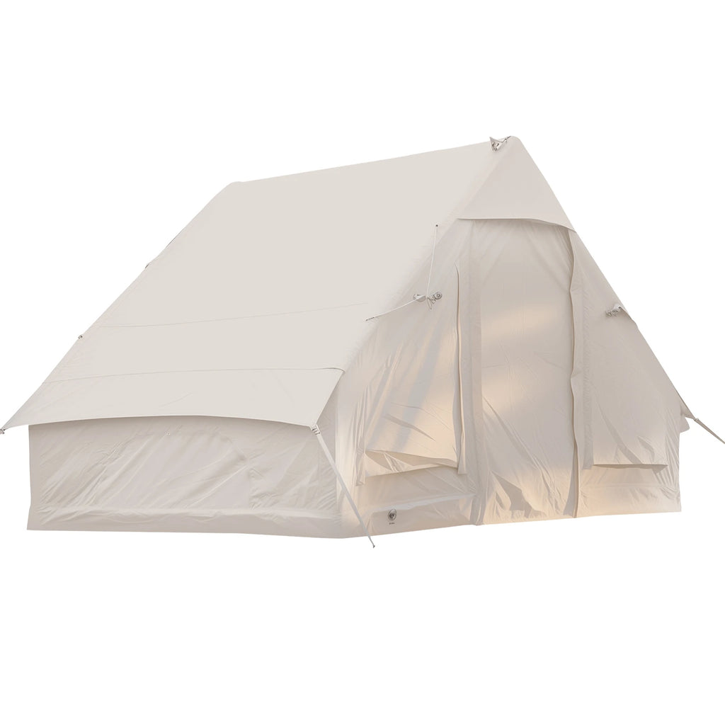4-6 Person House Instant Glamping Camping Tents House with Hand Pump Inflatable Camping Tent Easy Setup for Adults Travel Hiking