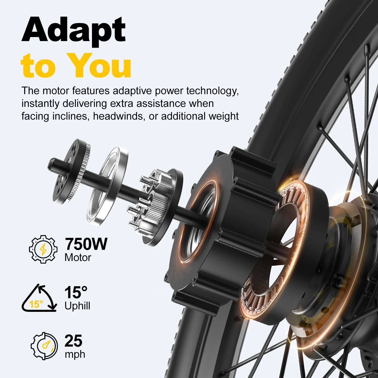 26" Electric Bike,750W Peak Motor,Step-Through Ebike Adults,Up to 40miles,25MPH Urban Commuter E-Bike 21 Speed&Dual Suspension