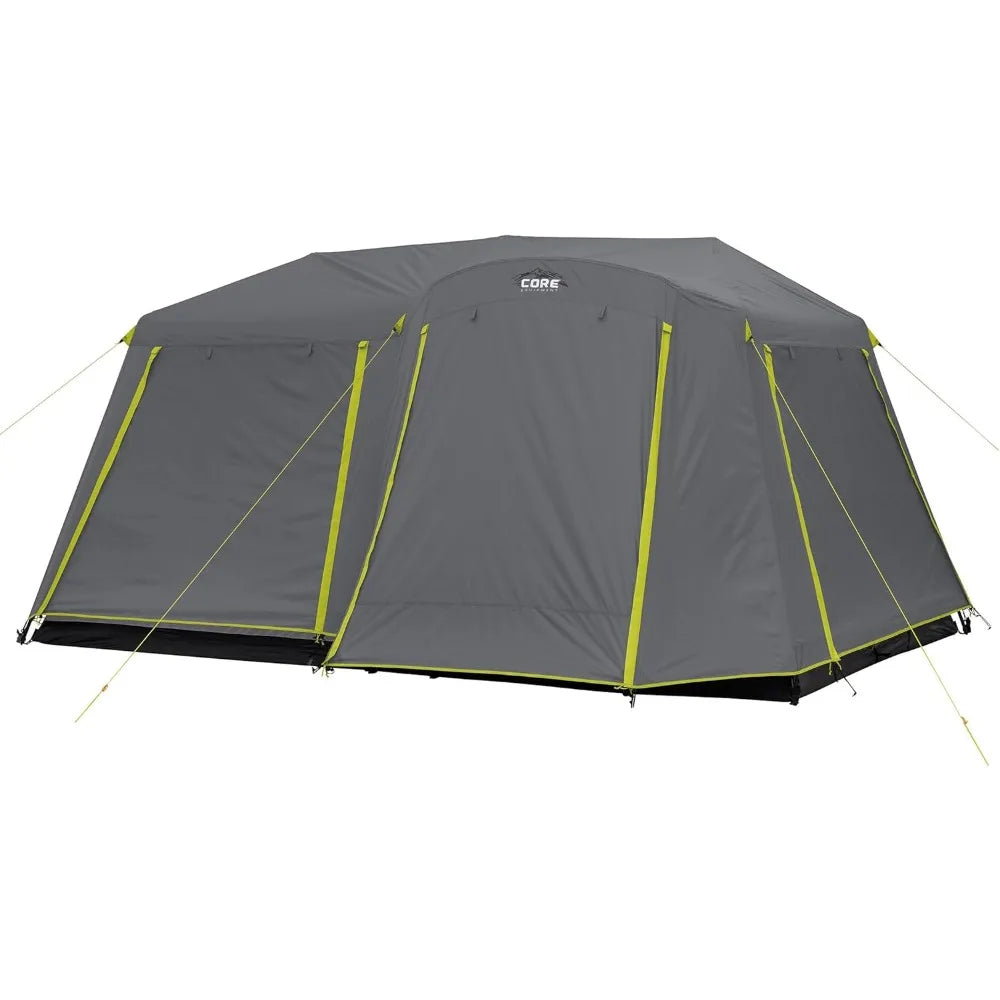 Instant Cabin Tents Person Family Cabin Multi Room Pop Up Tents Car Camping | Included Storage Pockets for Camping Accessories