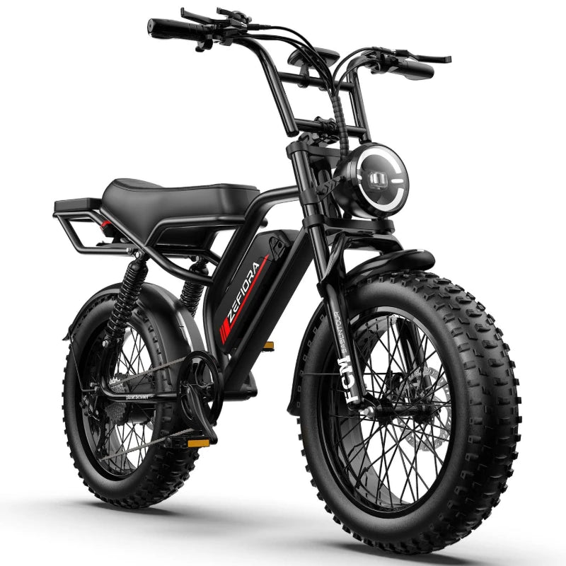 2000 Watt Electric Bike,60miles 48v 15ah 17.5ah 20ah Battery 20 Inch Electric Bicycle,for Mountainous Snowy Areas Cycling Ebike