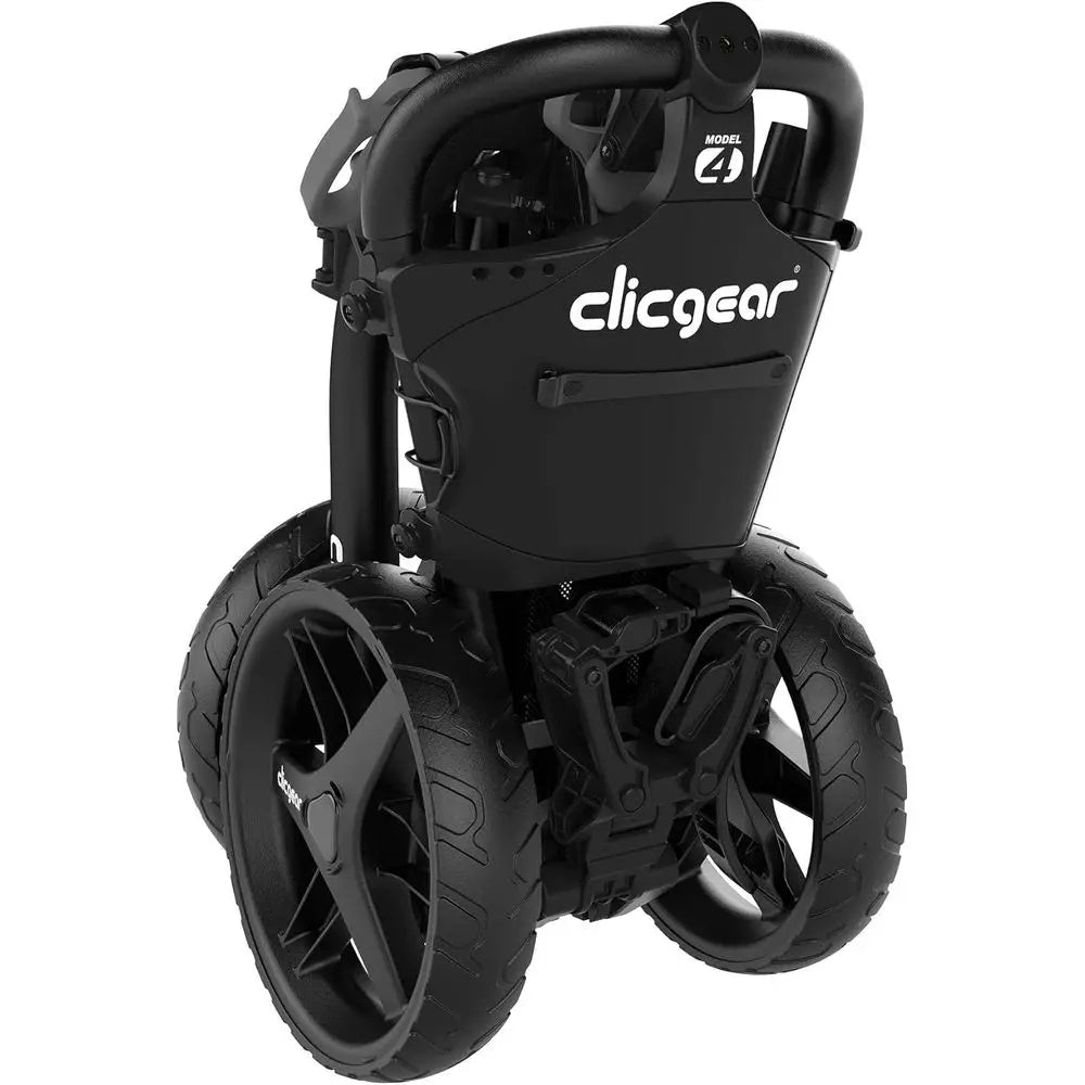 3-Wheel Folding Golf Trolley - Portable EL 4.0 Push Cart for Walking