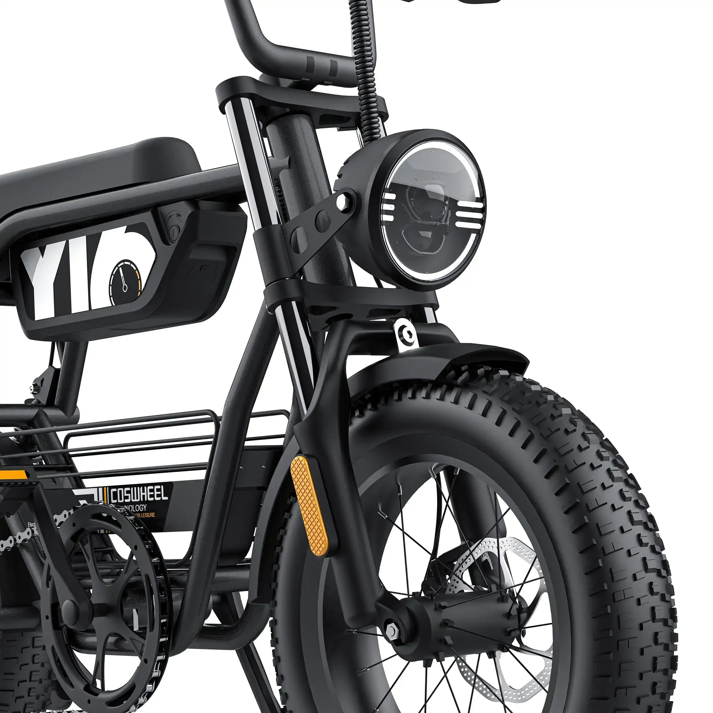 COSWHEEL Y16  Adult Dual suspension E-Mountain bike 48V 15Ah Battery  20"*4.0 Fat Tire All Terrain E-bike