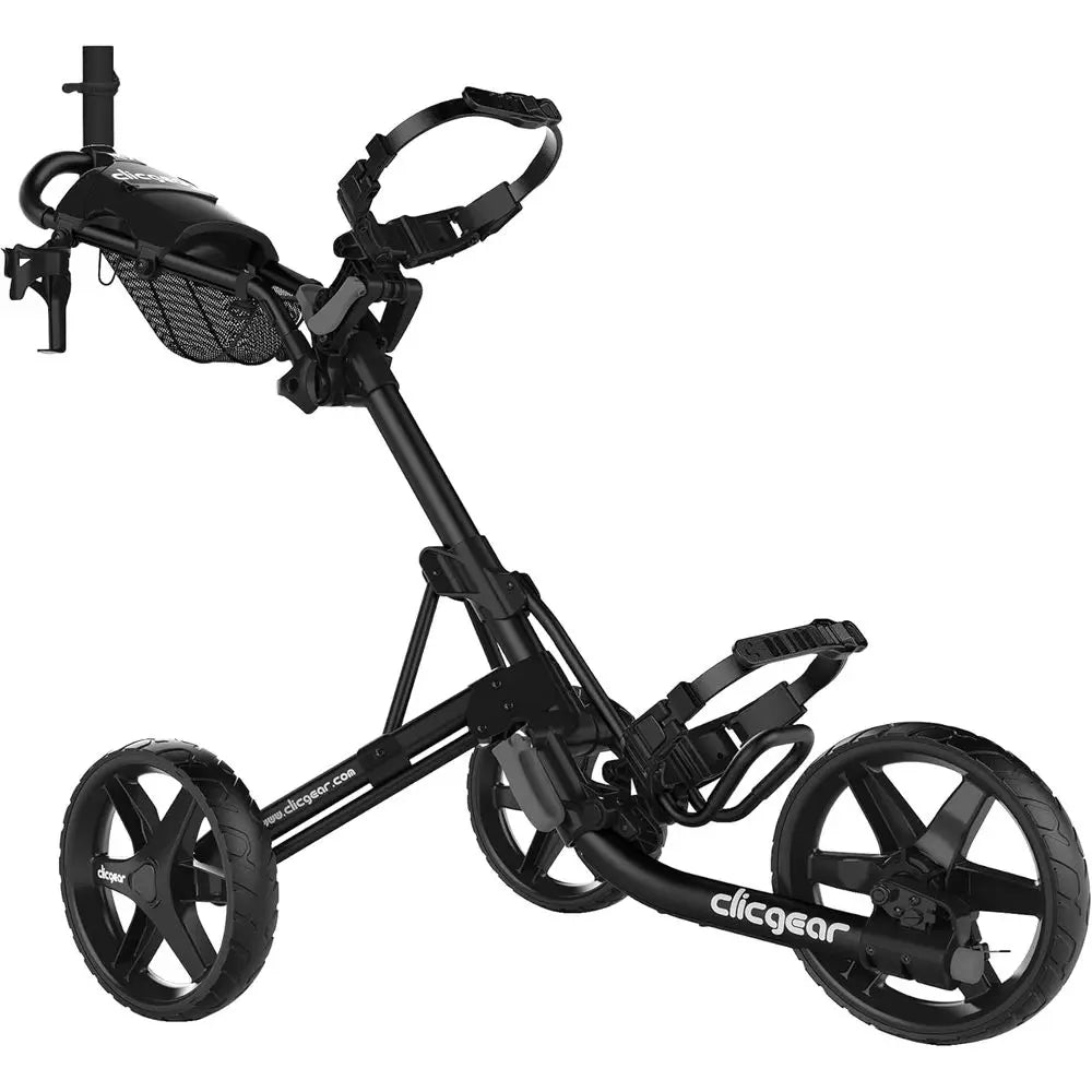 3-Wheel Folding Golf Trolley - Portable EL 4.0 Push Cart for Walking