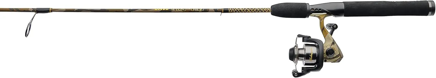 Camo Spinning Reel and Fishing Rod Combo, 6'6" Medium Power with 7-Year Warranty
