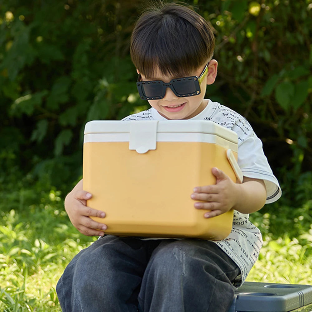 6L Insulated Portable Cooler Large Capacity Camping Car Refrigerator Wear-Resistant Mini Freezer Fridge for Beach Picnic Camping