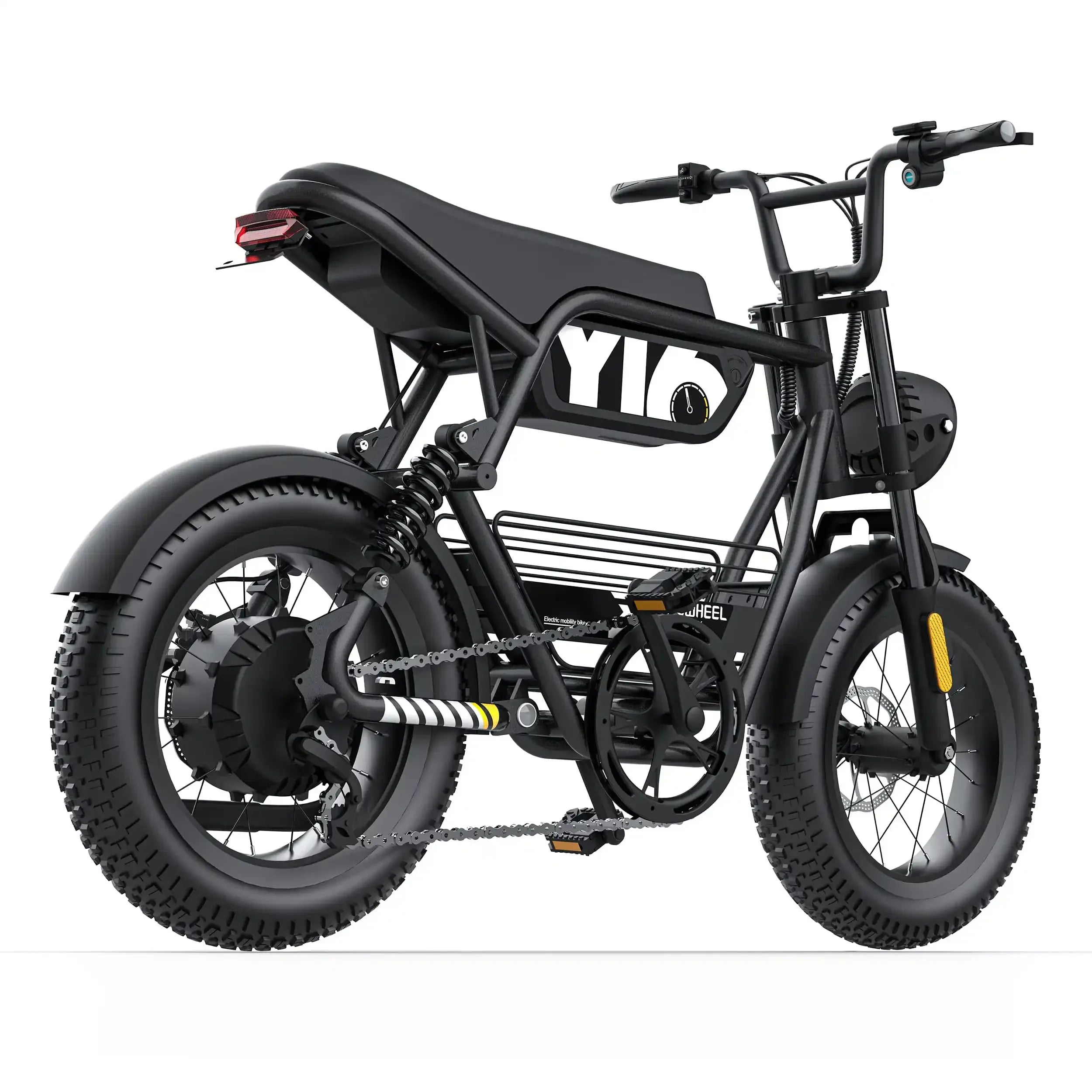COSWHEEL Y16  Adult Dual suspension E-Mountain bike 48V 15Ah Battery  20"*4.0 Fat Tire All Terrain E-bike