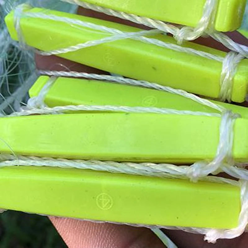 100-meter Long Single-layer High-quality Green Silk Fishing Net Made Of Nylon Material