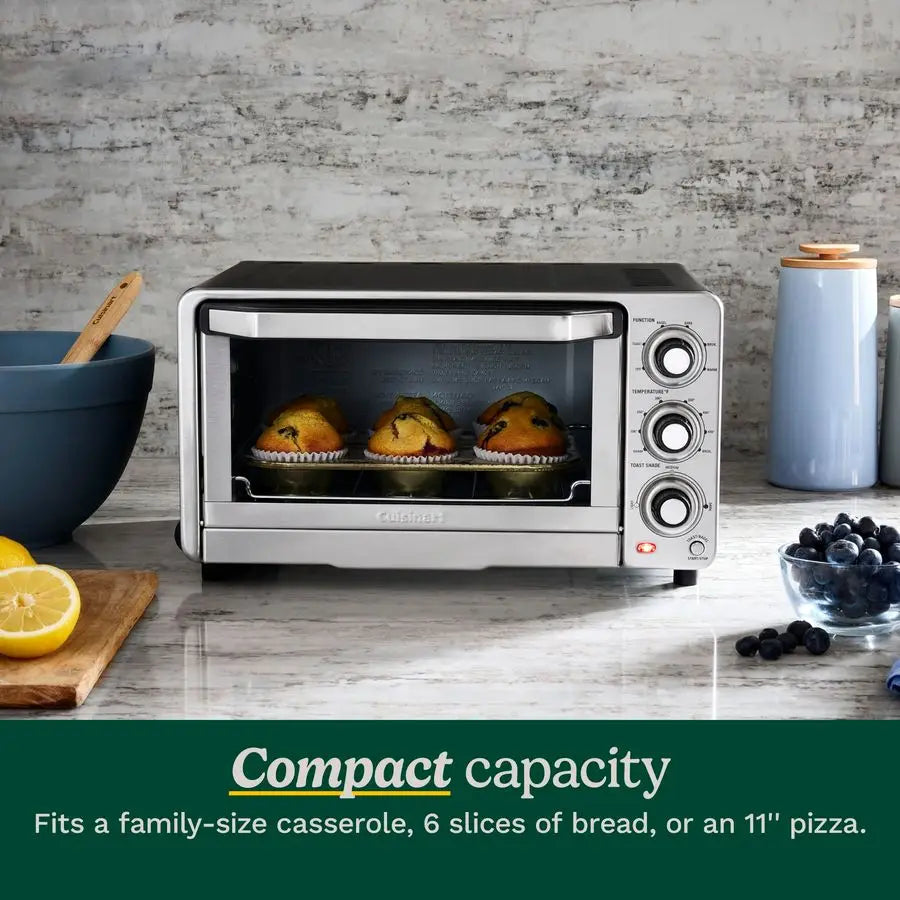 Custom Classic Toaster Oven Broiler, 1800 Watt Countertop Toaster Oven to Bake, Broil, and Toast, NonStick Interior, Consistent
