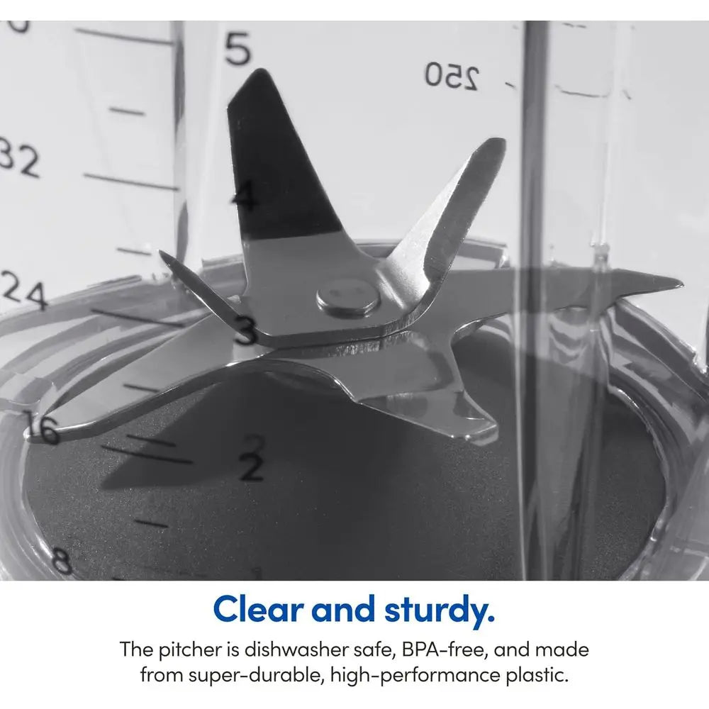 1200W Matte Black Blender Combo