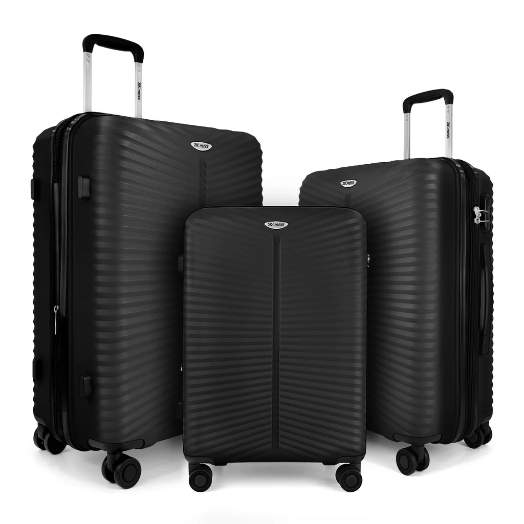New York XPress 20"+24"+28" Luggage Expandable Travel Suitcase PP Hard Shell Luggage Set Rolling Luggages with Spinner Wheels