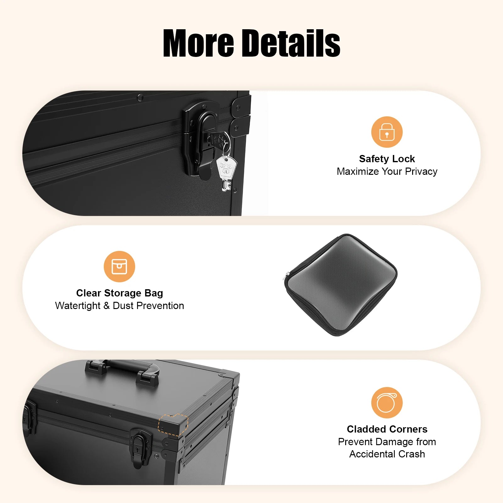 31.15inch Professional Rolling Makeup Case 4 Drawers Pro Makeup Artist Cosmetic Train Case Makeup Organizer Travel Case