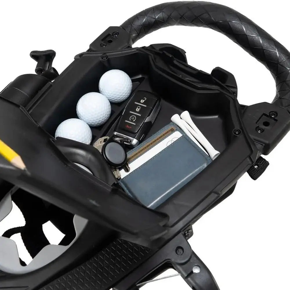 Nitron Golf Push Cart in Black and Silver