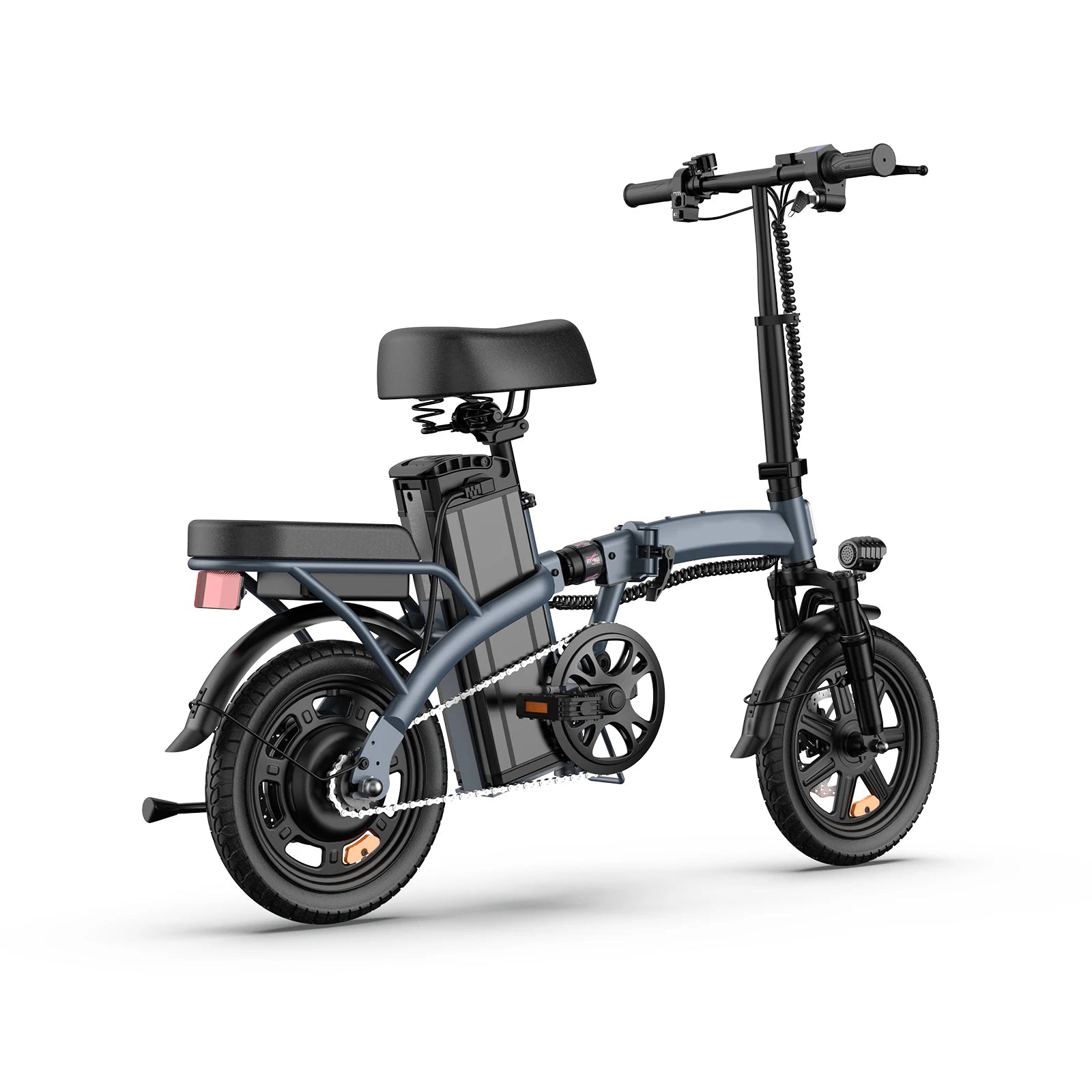 14" Foldable Electric bicycle for Adult,  350W Motor with 48V 7.8Ah Removable Battery  3 Hours Charge Time