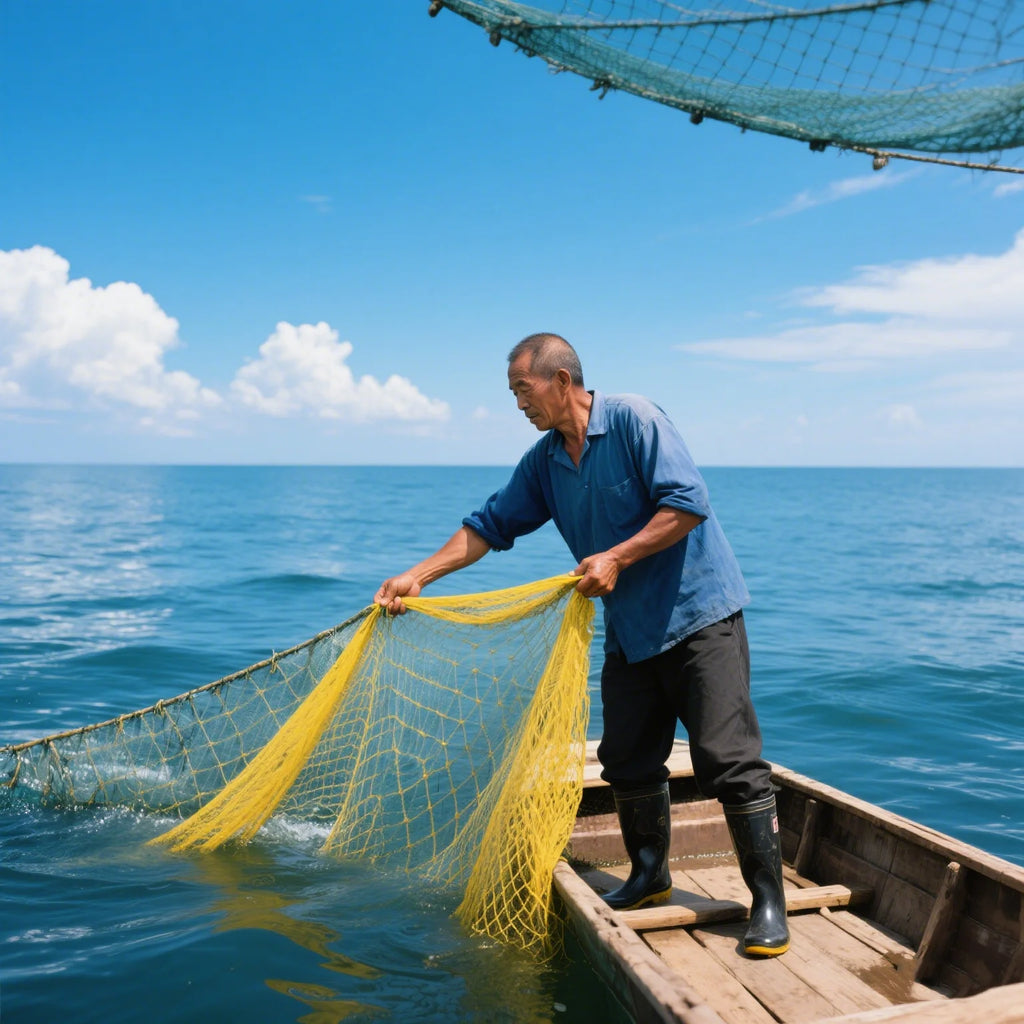 Factory Direct Provide Customized High Strength Multifilament Single Knot Nylon Material Fishing Net