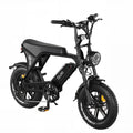 16-inch Small Fat Tire Electric Bicycle for Adults&Teens 500W 36V 10.4Ah Commuter/Mountain Ebike with 7-Speed Dual-disc Brakes
