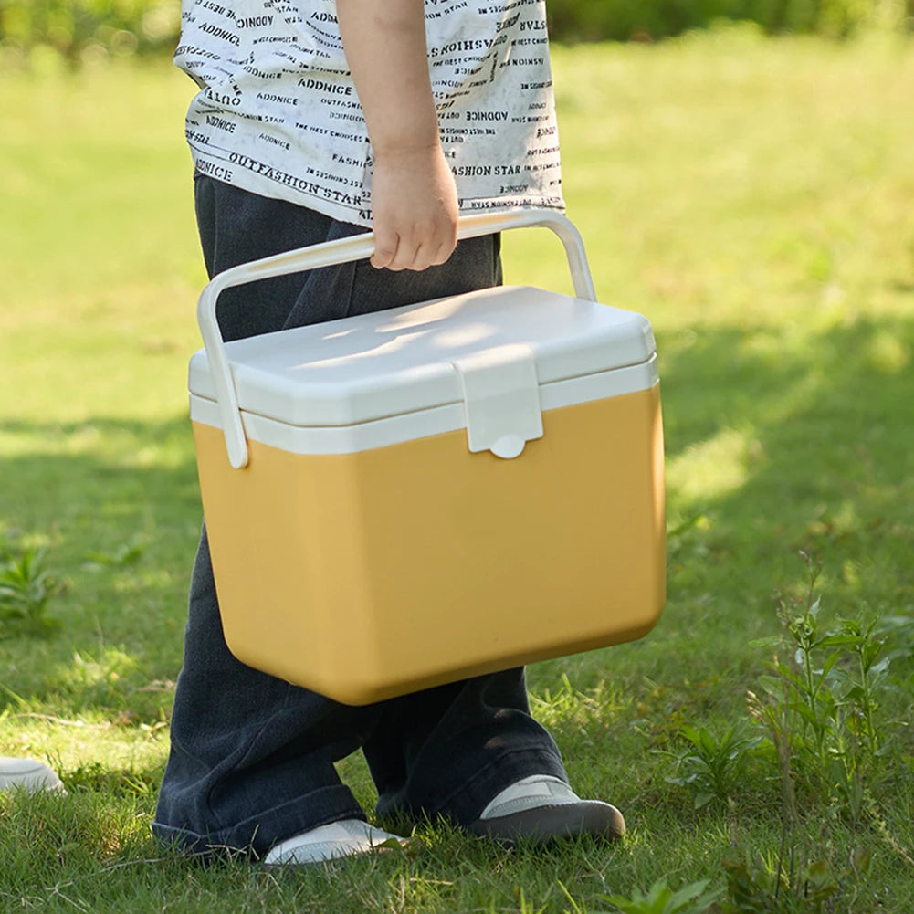 6L Insulated Portable Cooler Large Capacity Camping Car Refrigerator Wear-Resistant Mini Freezer Fridge for Beach Picnic Camping