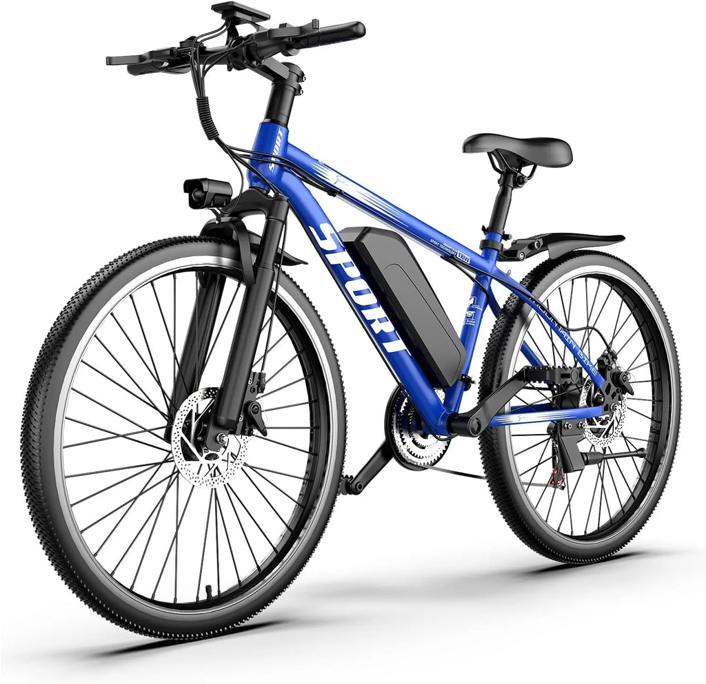 Electric Bike for Adults, 26'' 1500W Peak Ebike, Up to 65 Miles 28MPH Electric Mountain Bike with 48V 10Ah Removable Battery
