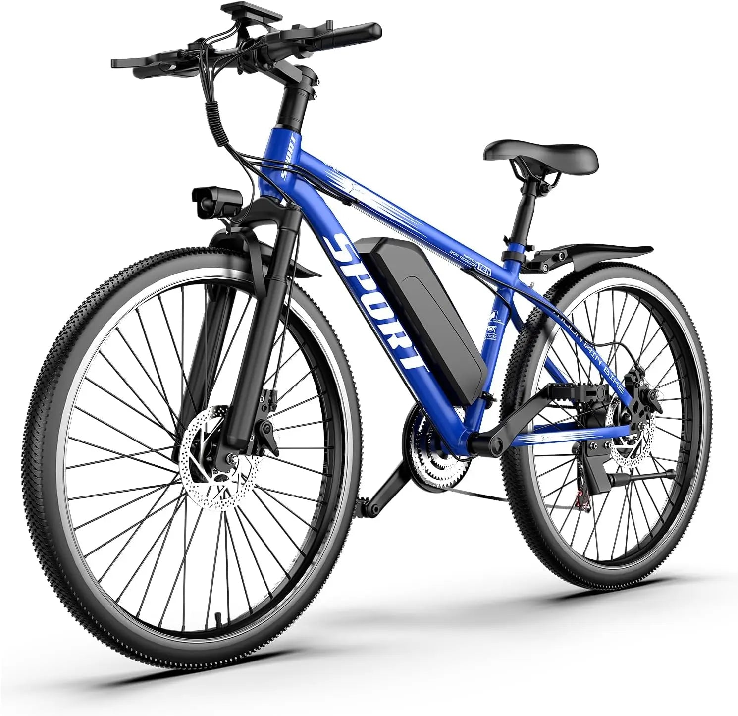 Electric Bike for Adults, 26'' 1500W Peak Ebike, Up to 65 Miles 28MPH Electric Mountain Bike with 48V 10Ah Removable Battery
