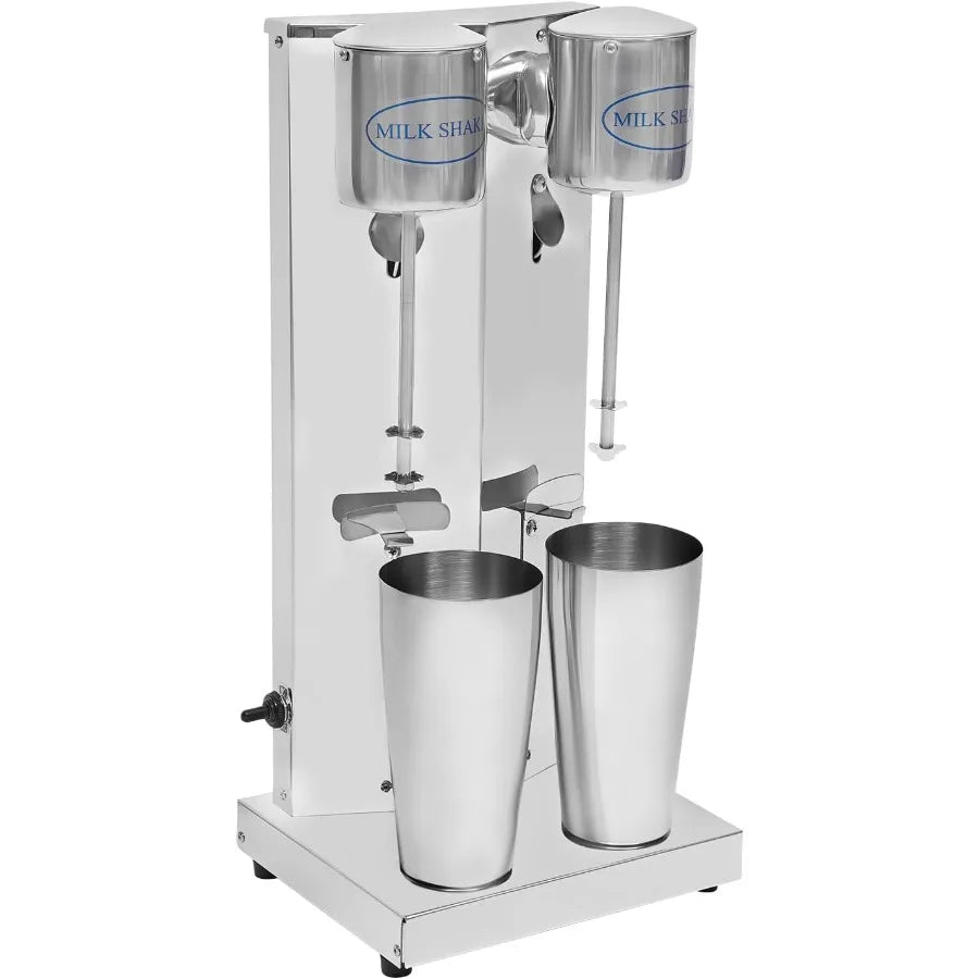 Electric Milkshake Maker Machine Stainless Steel Milk Blender for Commercial Use Single Head Malt Blender with High-Speed Mixin