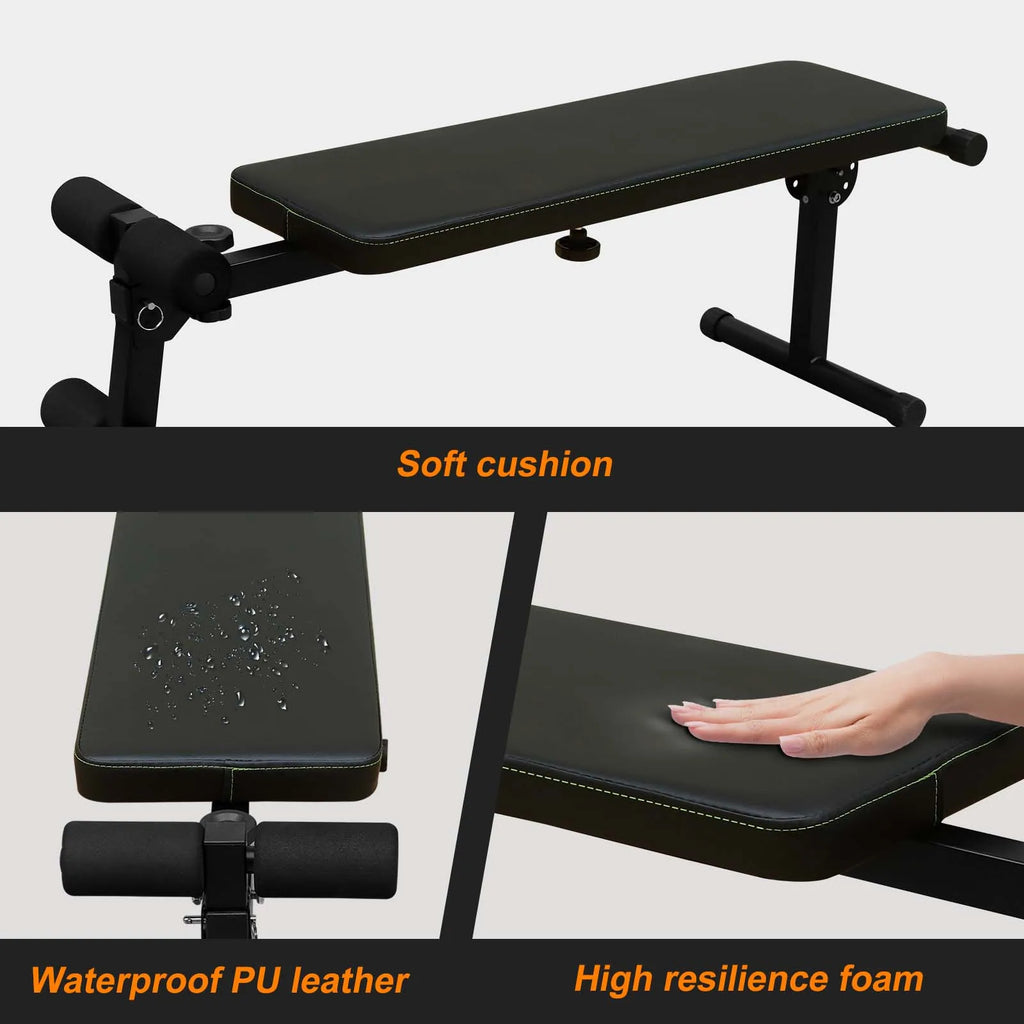 Power Tower With Bench Pull Up Bar Dip Station Adjustable Height Dip Stand Heavy Duty Multi-Function Fitness Rack For Home Gym